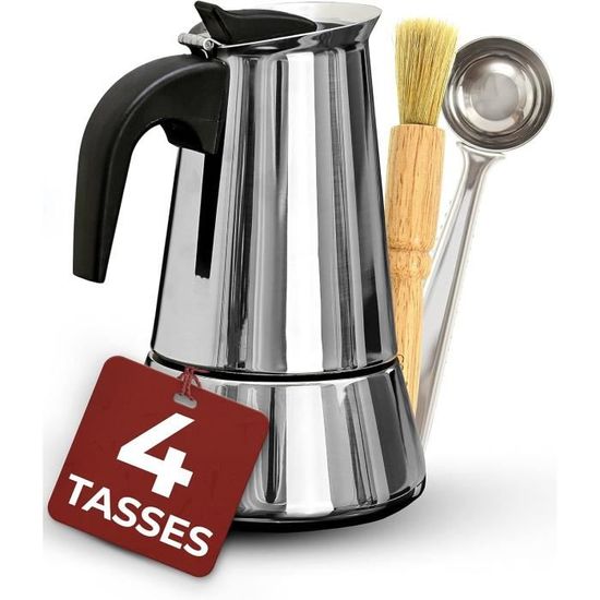 Ilsa Alpi Théière Pour 4 Tasses En Acier Inoxydable