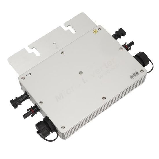 Onduleur Solaire 500W Micro Onduleur Grid Tie 24V AC220V MPPT Réglable - Double Usage Panneaux Solaires Et Batterie