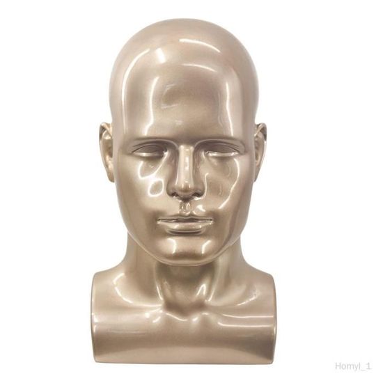 Tête De Mannequin En Mousse Pour Perruque - Modèle Blanc 28 Cm De Haut, Neuf, Présentation Perruques