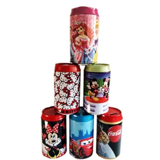1 Tirelire Canette Princesse Mickey Cars Coca 19 X Achat Vente