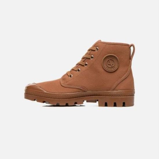 Basket montante toile arizona Femme AIGLE Marron Cdiscount