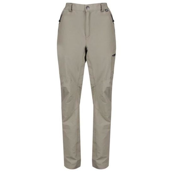 Pantalon Homme Regatta Highton Regular - Beige - Déperlance longue durée - Protection UV - Multipoches