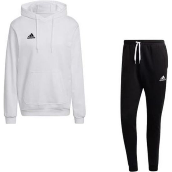 Jogging hot sale blanc adidas