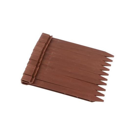 20 Clous De Pelouse - Agrafes Pour Tissu Paysager - Piquets Sol Extérieur Verts 15x3cm