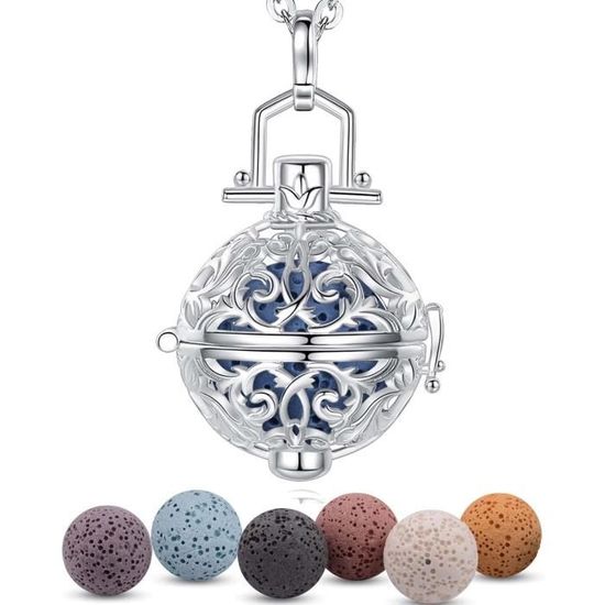 Lot De 3 Colliers Sautoirs Diffuseurs D'aromathérapie, En Acier Inoxydable - Neufs Sans Emballage