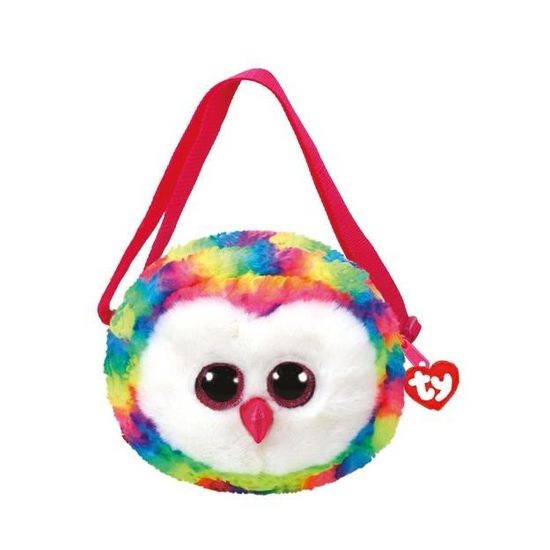 peluche ty hibou multicolore