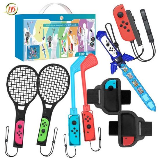 Switch Sports Accessories Pack 9 en 1 pour Nintendo Switch OLED 2021