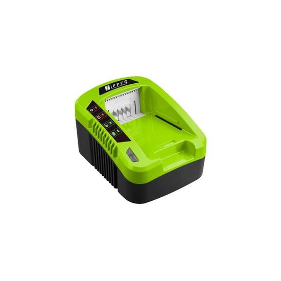 Chargeur IKRA 40V Pour Batteries Outils De Jardin | Charge Rapide Avec LED Et Protection Surchauffe
