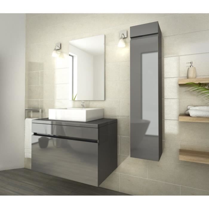 Meuble Salle De Bain Aubergine Achat Vente Pas Cher