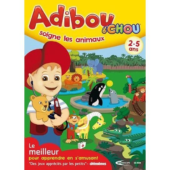 Mind Adiboudchou Soigne Les Animaux / Jeu PC Cd-Rom
