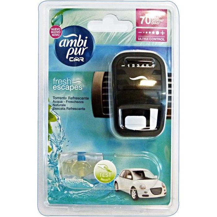 AMBI PUR Auto base Aqua Déodorant Accessoires Voitures et Motos