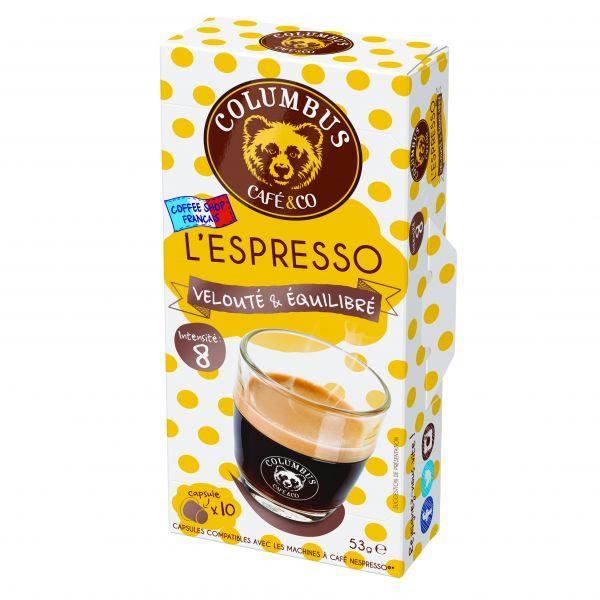 Capsule Nespresso® Compatible Columbus ESPRESSO TU