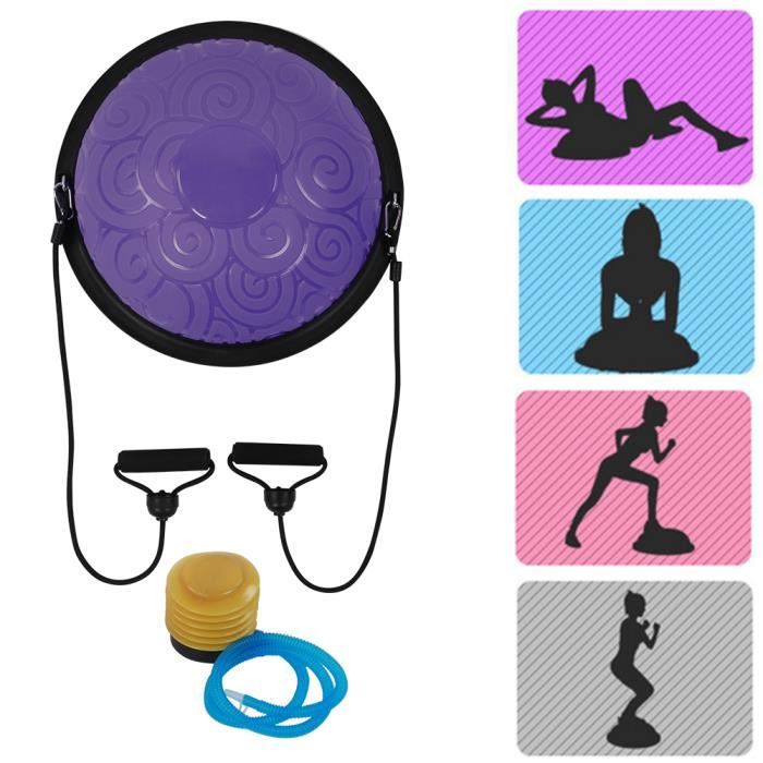 Ballon de yoga Ball ballon d'équilibre Fitness Gym Yoga Balance Ballon d'Exercice demi-boule d'équilibrage antidéflagrant
