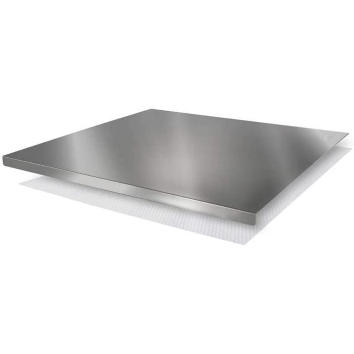 PLANCHE A DECOUPER OneClod Planche agrave Deacutecouper Plan De Travail Cuisine En Acier Inox Satineacute Plateau Pour Peacute170