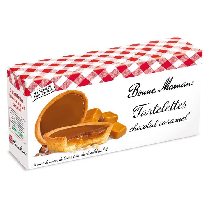 Tartelettes chocolat lait et caramel 135 g BONNE MAMAN