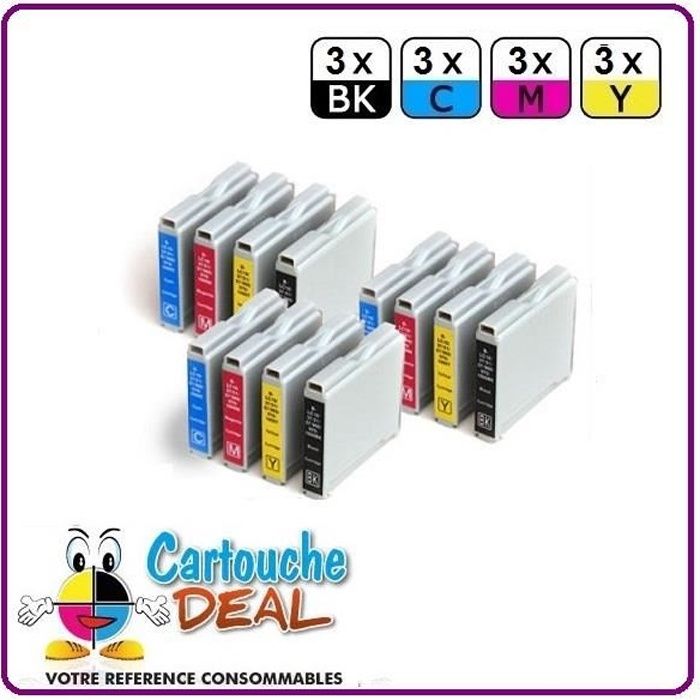 3+9 BROTHER DCP 350C 353C 357C 535CN 540CN 560CN Cartouche générique compatible