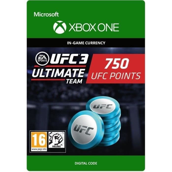 DLC UFC 3: 750 UFC Points pour Xbox One