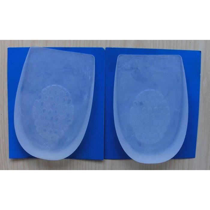 Lot de 2 protections talon Biogel VITAEASY - Absorbe les chocs - Conviennent pour pieds droit ou gauche