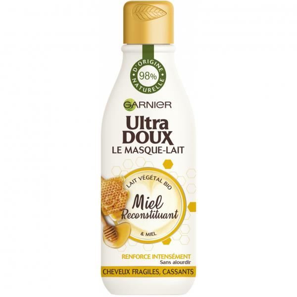 Garnier - Masque Lait Miel Reconstituant ULTRA DOUX - 250MlGarnier