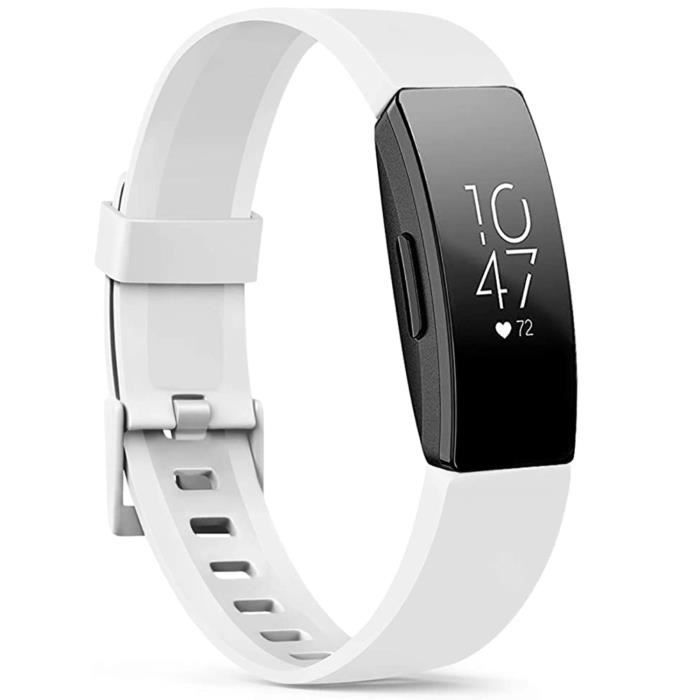 Bracelet silicone pour le Fitbit Inspire - Blanc