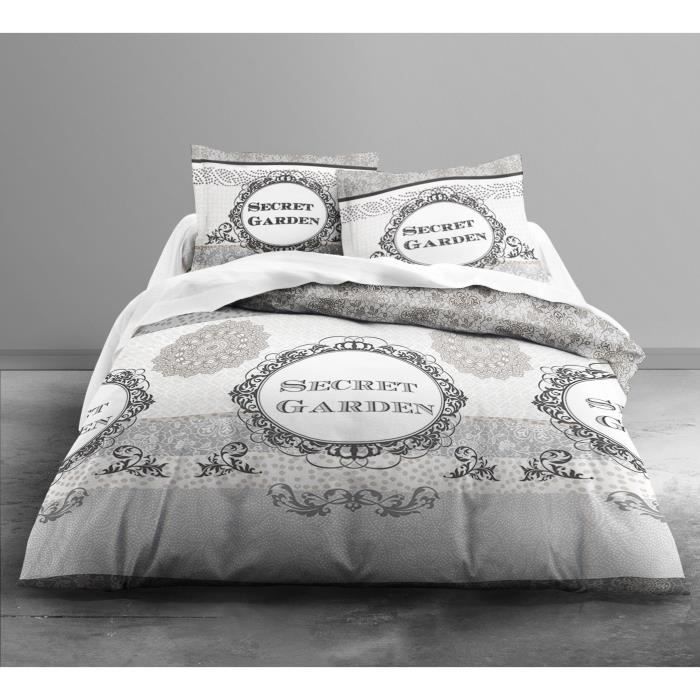 TODAY ENJOY Parure de couette - housse de couette 220x240cm + 2 taies 63x63cm