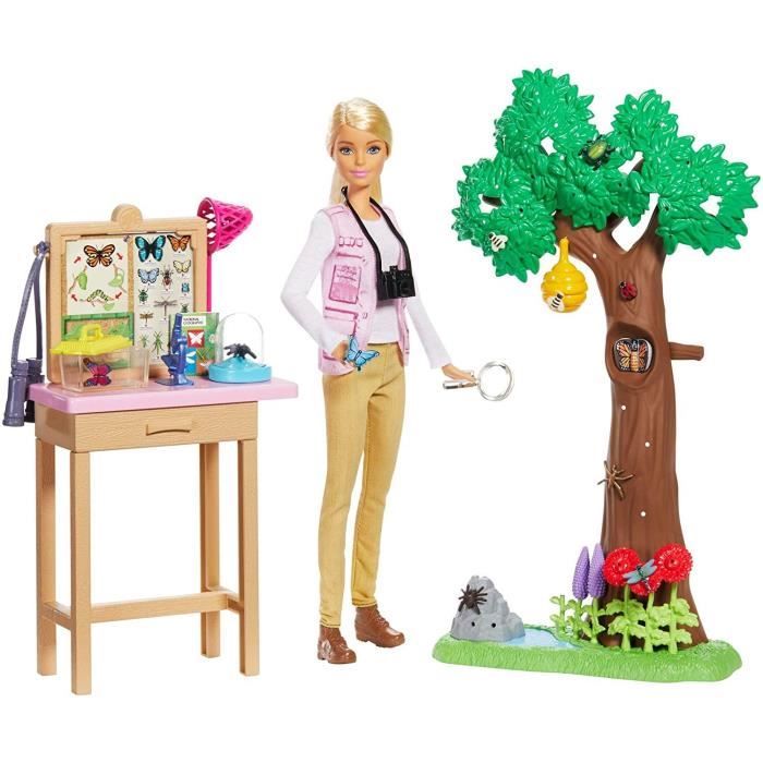 BARBIE Métiers National Geographic Étude des Papillons