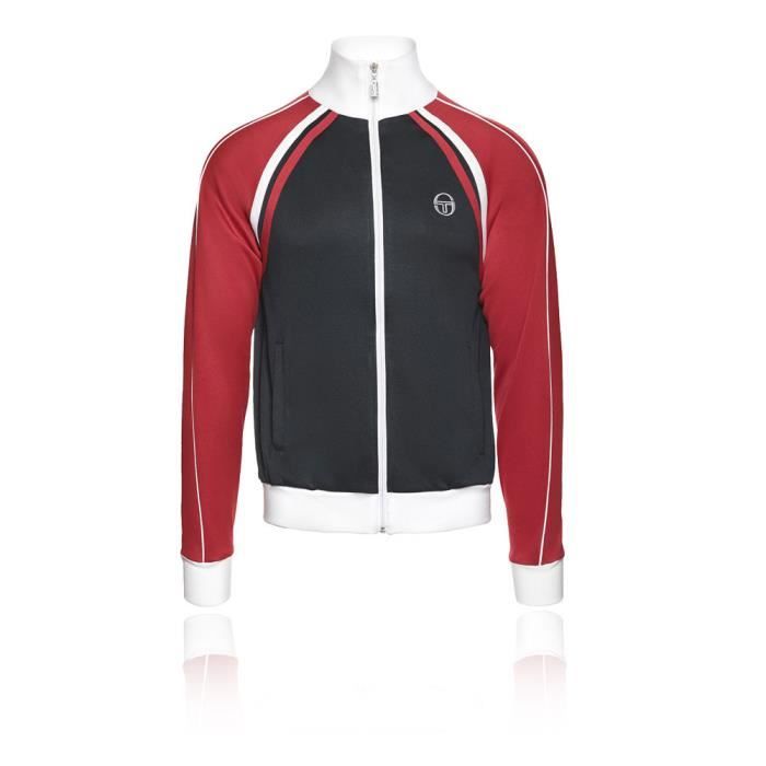 Sergio Tacchini Hommes Ghibli Archivio Veste De Sport Tennis Fermeture Éclair