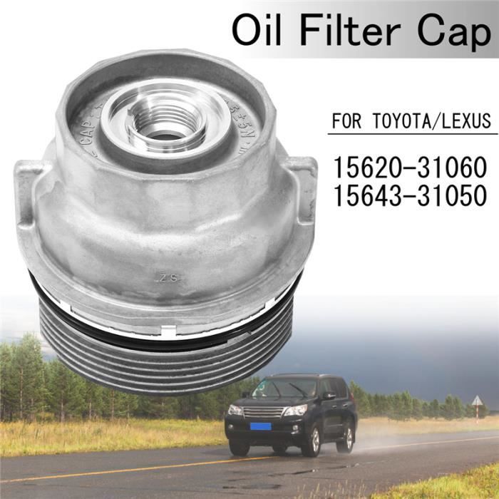 LAVENT Capot bouchon de filtre à huile pour Toyota Lexus OEM 15620-31060 15643-31050