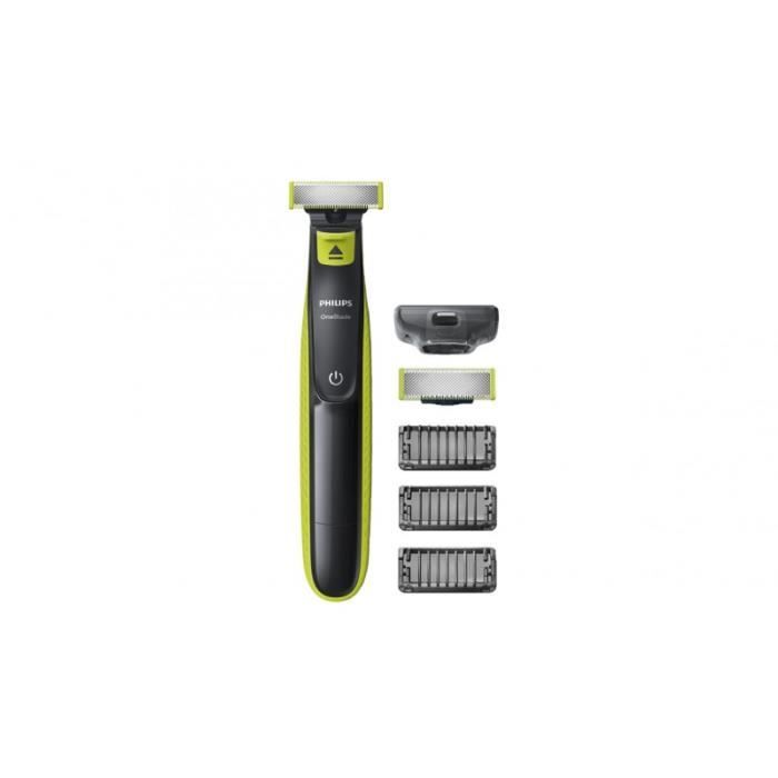 Rasoir Electrique Philips OneBlade QP2520/30 + lame de rechange + 3 sabots barbe