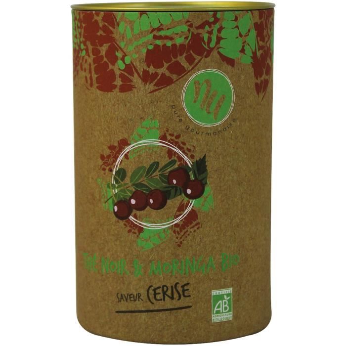MAISON TAILLEFER Thé noir Moringa cerise Bio - 90 g