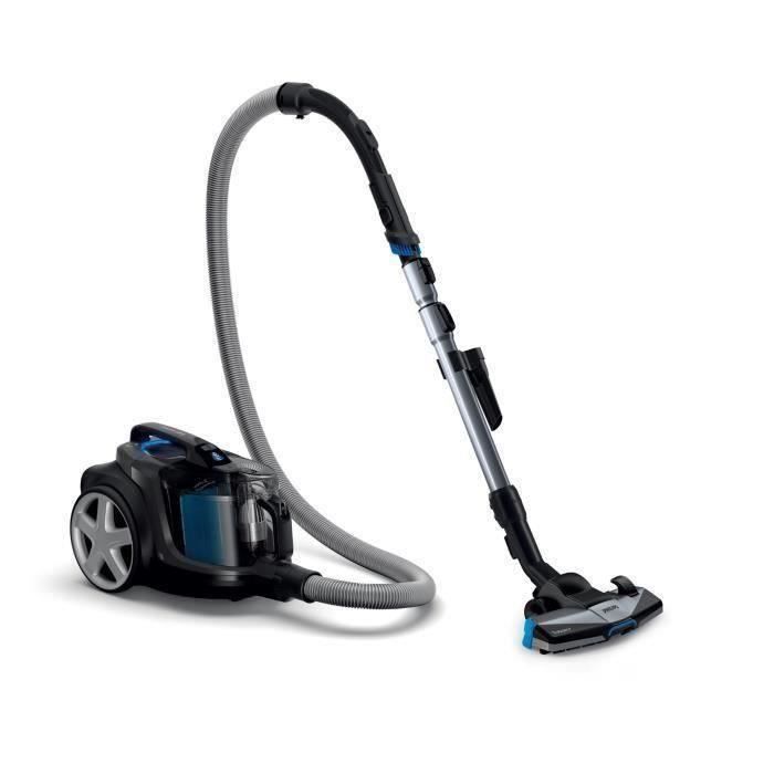 SHOT CASE - PHILIPS FC9742-09 Aspirateur traîneau sans sac PowerPro Expert - 650W - 76 dB - A - Noir d'encre