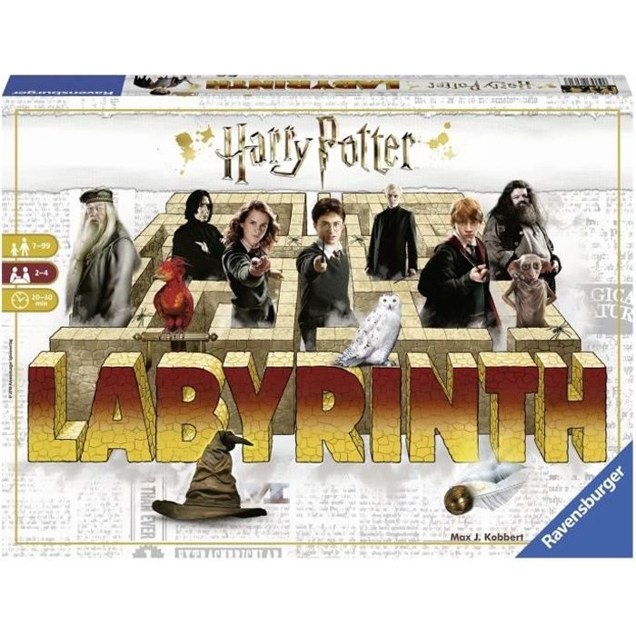 LABYRINTHE Harry Potter - Jeu de société - 2 à 4 joueurs - 7 ans et +