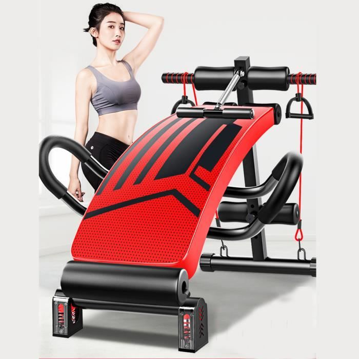 TEMPSA Banc de musculation pliable fitness abdominaux et dorsaux