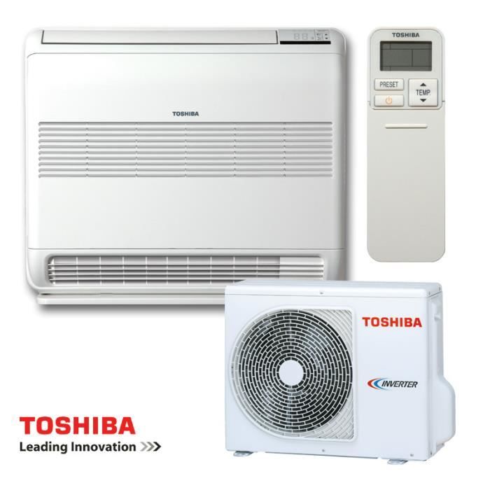 Climatiseur Console TOSHIBA BI-FLOW RAS-B18U2FVG-E1 - RAS-18PAVSG-E 5000W A+-A