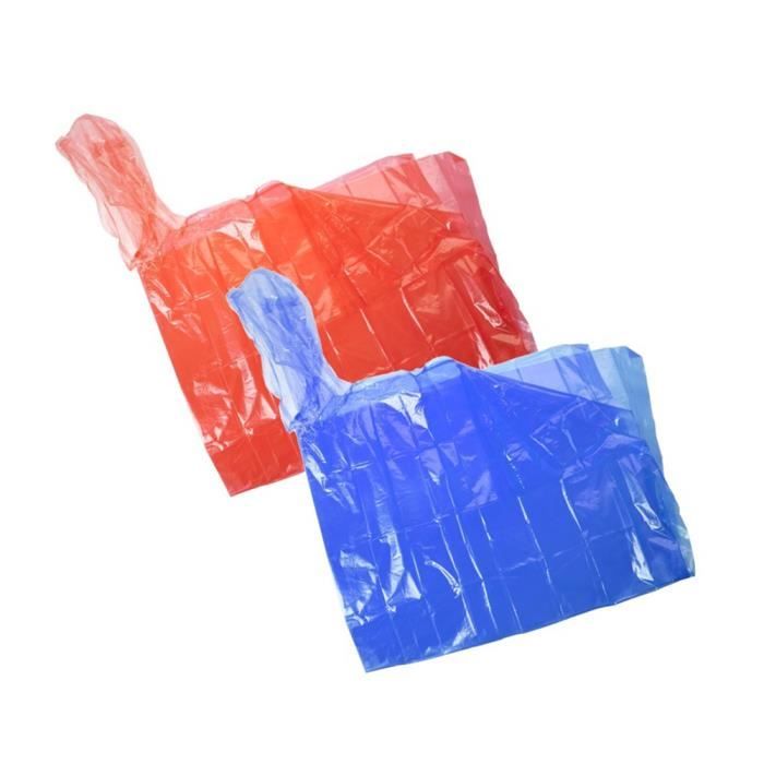 TRIXES Lot de Ponchos Jumeaux de Festival Taille Unique Unisexe Résistant à l'Eau et Compact Pour Protection Contre la Pluie