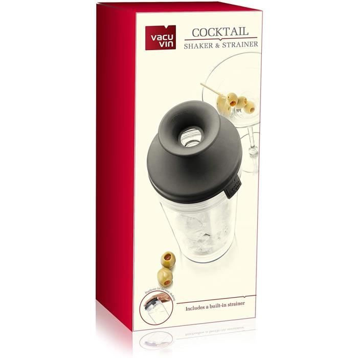 VACUVIN Shaker à cocktail en verre 350ml
