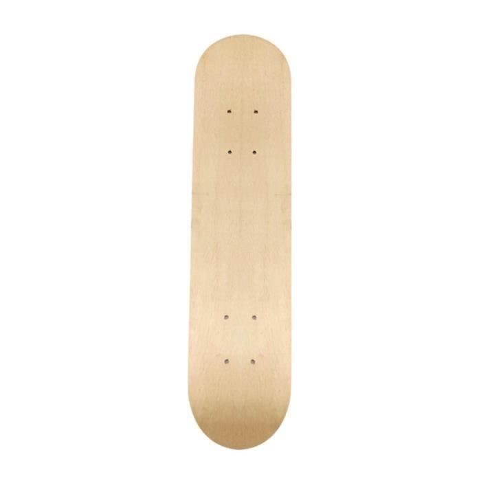 WT15919-BRAVOTW 1PCS Planche à Roulette Skate-board 7 Couches d'érable DIY 60X15cm