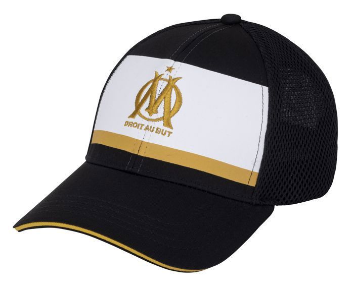 Casquette Officielle Olympique De Marseille OM - Taille Réglable Adulte, Polyester | Collection OM
