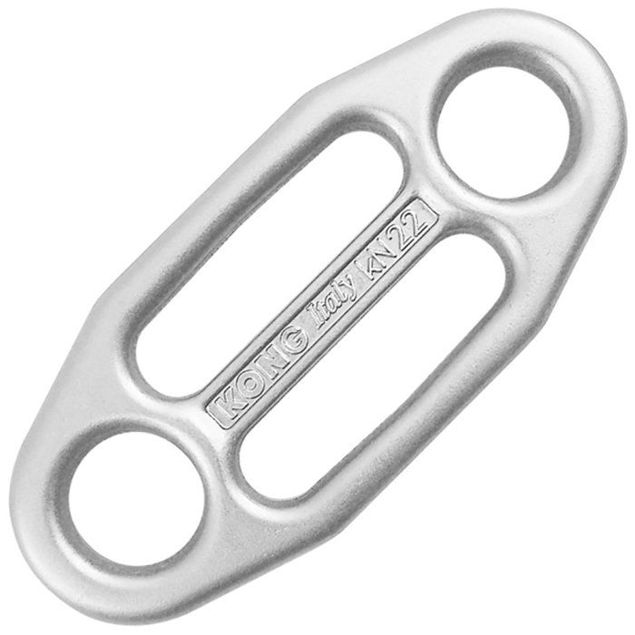 Descendeur Kong Sport GI GI – Plaque D'assurage En Aluminium Forgé Pour Une Ou Deux Cordes