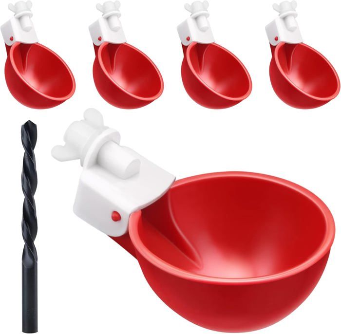 Meilleurs prix pour Abreuvoir Automatique Poules – Kit 5 Pièces (Poussins/Canards/Oies – Installation Facile)