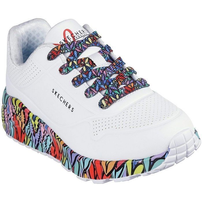Skechers Baskets Skechers Uno Lite-subtle Love Blanc Fille