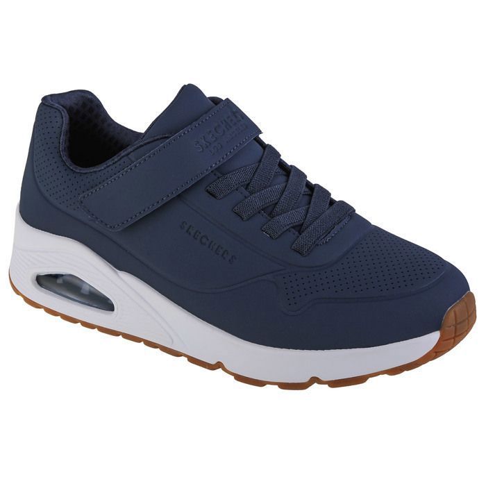Skechers Baskets - SKECHERS - Uno Air Blitz - Bleu marine - Fermeture scratch - Air-Cooled Memory Foam
