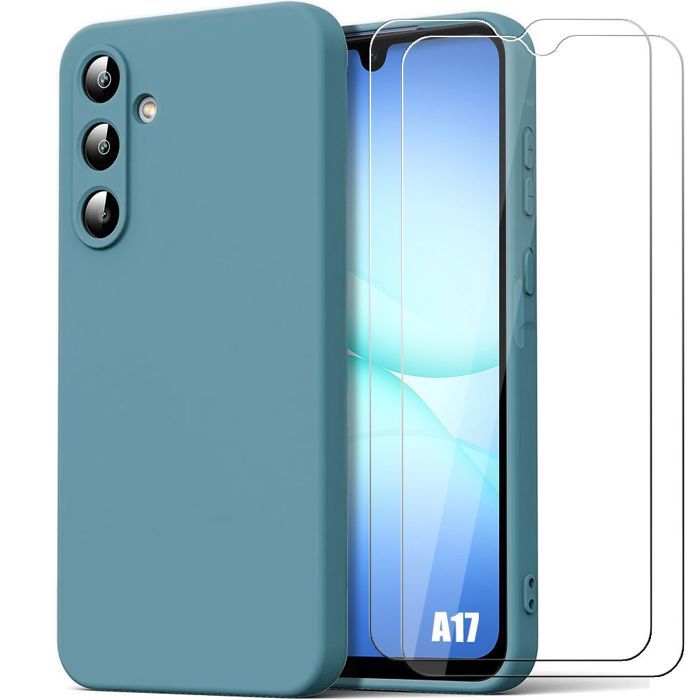 HGH Coque Silicone Souple Pour Samsung Galaxy S25 – Vert Matcha, Protection Caméra Et Écran, Compatible Chargement Sans Fil, Livrée Avec Chaîne Courte
