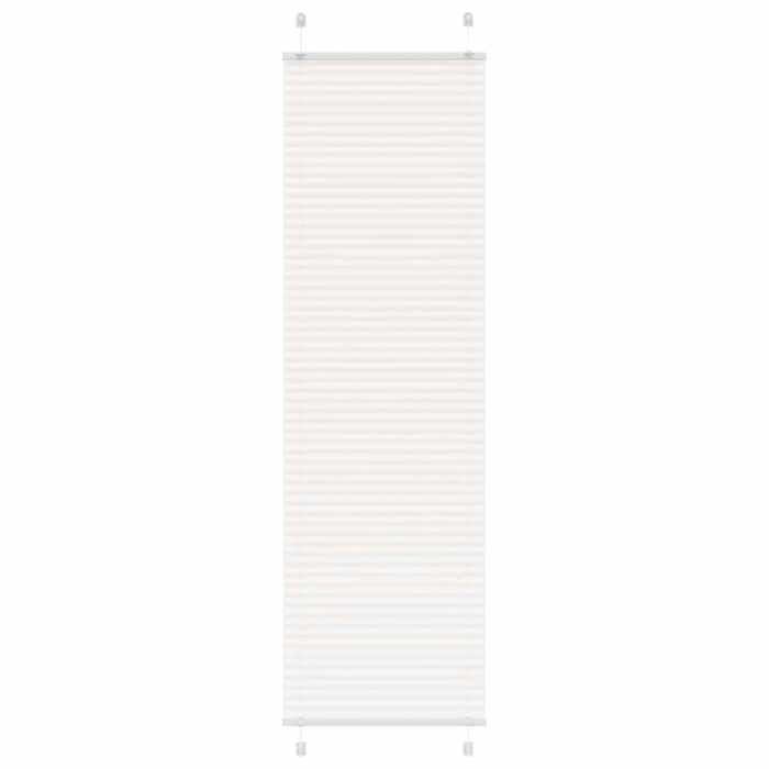 Store Plissé - vidaXL - Blanc - 60x200 cm - Polyester