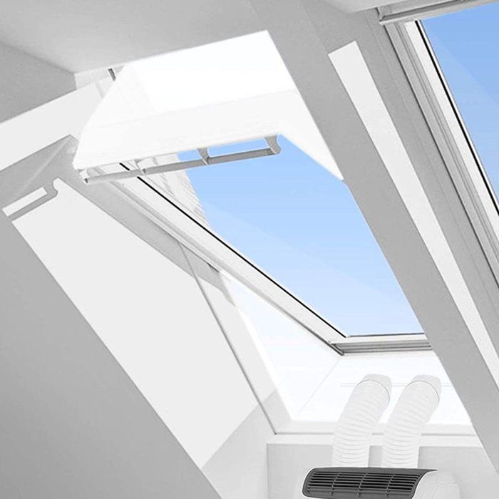 Joint détanchéité pour fenêtre de climatiseur mobile - 2 x 190 cm - Empêche les insectes dentrer - Bloque lair chaud - Double