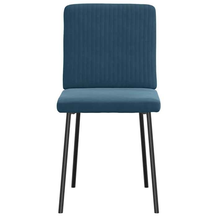 (NEW 2026)Lot de 6 Chaises à manger Scandinaves - CLOUD - Meuble de Cuisine - 6 Personnes - bleu velours 4252068