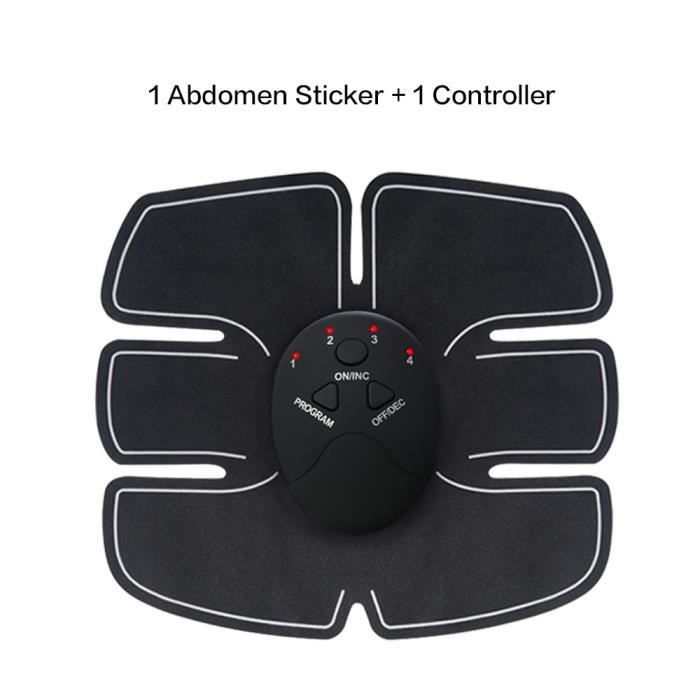Pack ABS Stimulateur musculaire EMS pour hommes et femmes, perte de poids, entraînement