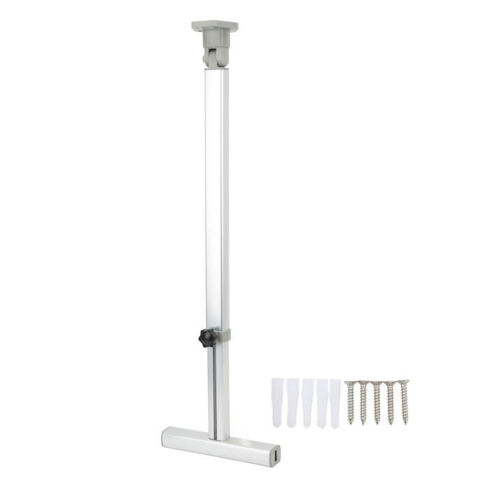 Pied de table alu pliant 715 mm avec articulation centrale Camping-car