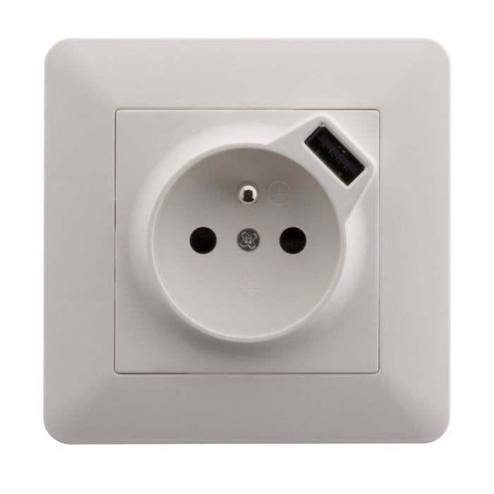 Artezo Prise Avec Terre 2p T 16 A Encastrable Avec Prise Usb 2 4 A Blanc Achat Vente Prise Artezo Prise Avec Terre 2p T 16 A Encastrable Avec Prise Usb 2 4 A Blanc Cdiscount