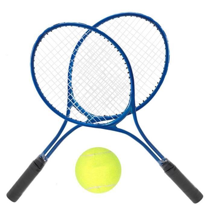 Balle de tennis Accessoire de raquette d'entraînement de raquette de tennis  pour enfants avec balle et sac de transport (bleu) - Cdiscount Sport